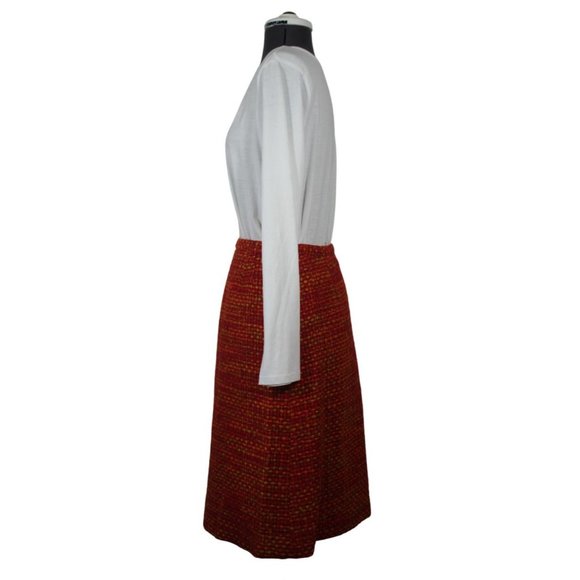 Retro 60s Joseph Magnin women's‎ chunky tweed mod couture Mad Man skirt suit set - Picture 7 of 16